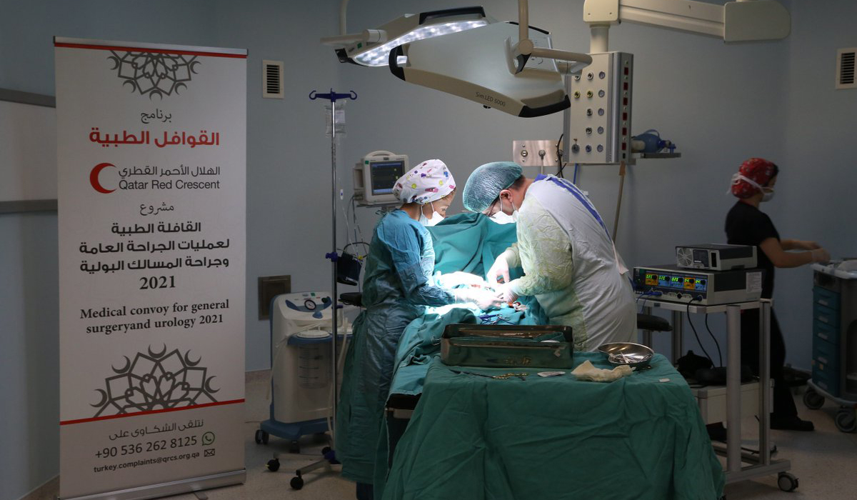 QRCS Deploys Surgical Convoy for Syrians in Turkey